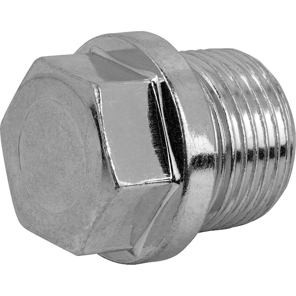 Kipp Screw Plug, 26 mm Dia, Gray, Steel Zinc Plated K1131.10012 - main